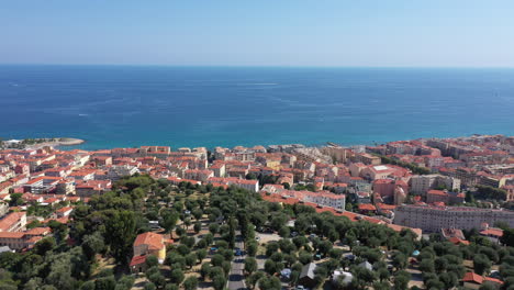 Menton-large-aerial-view-over-the-city-with-mediterranean-sea-in-background